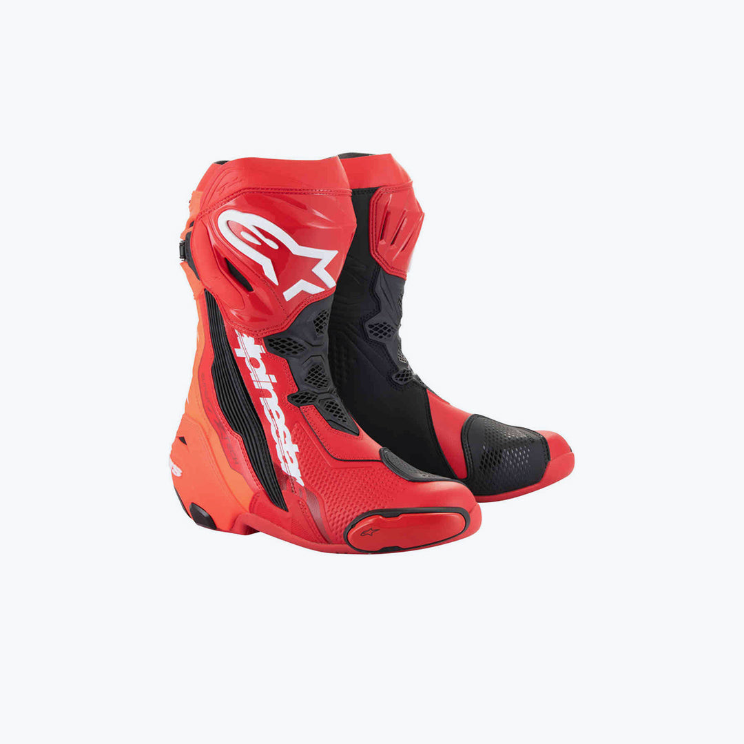 ALPINESTARS SUPERTECH R BOOTS RED - SIZE 44