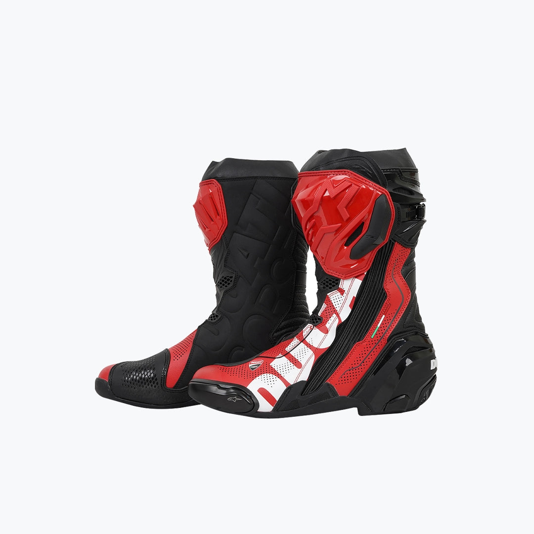 ALPINESTARS DUCATI DUC COR AIR V6 BOOT BLK BRIG RED WHT 43