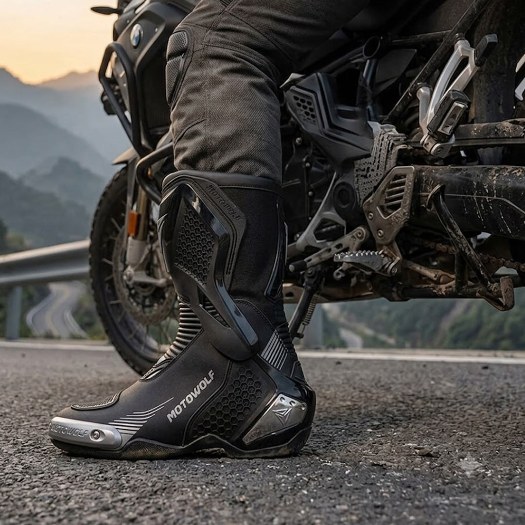 MOTOWOLF B01 Racing Motorcycle Riding Boots