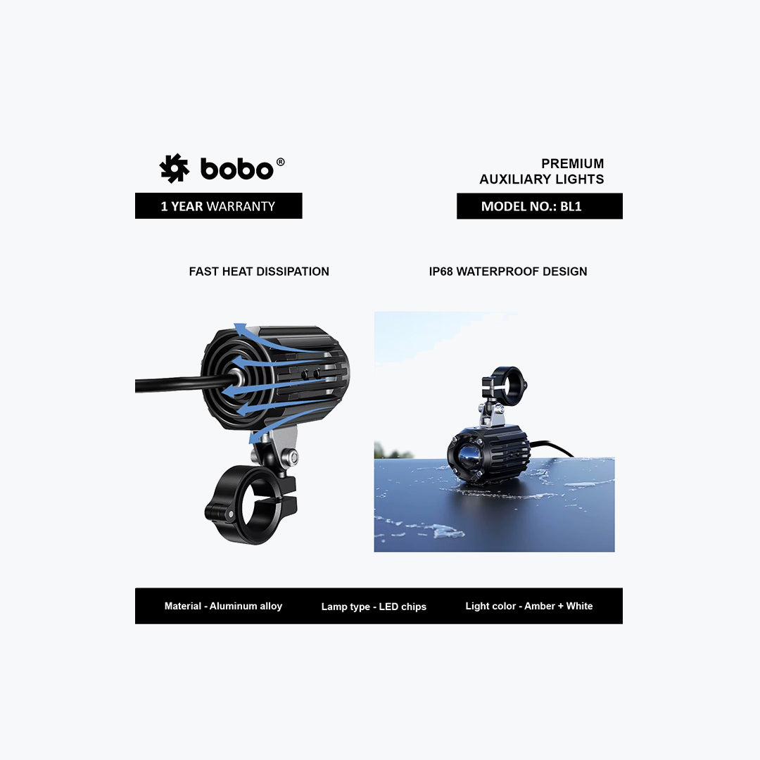 BOBO BL1 BIKE AUXILARY LIGHTS