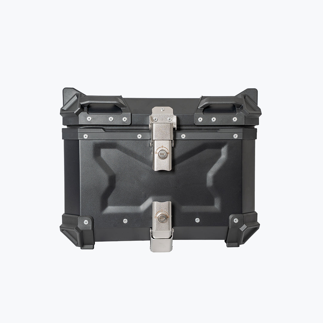 Top Case X45L Aluminium Black With Back Rest Pad