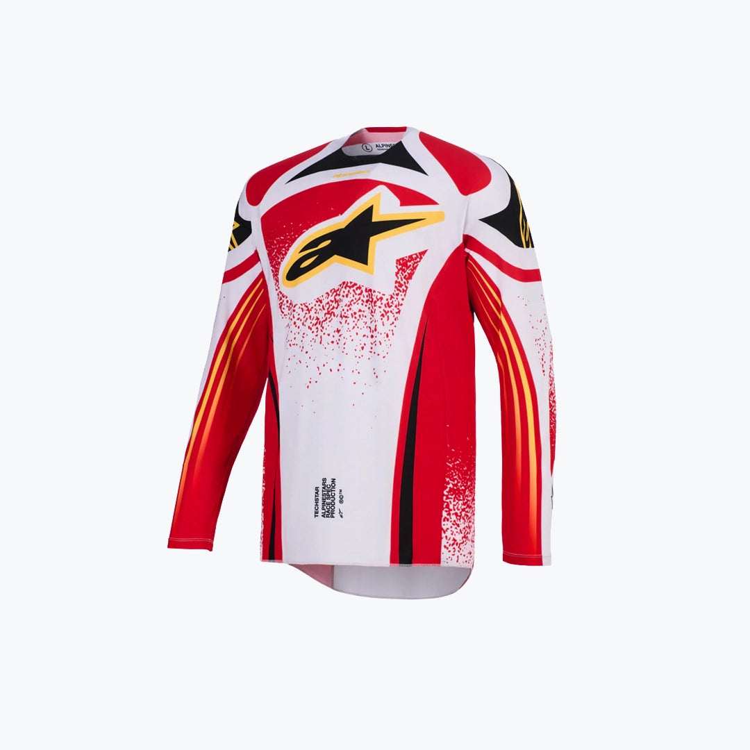 ALPINESTARS JERSEY WHT RED BLK 36/XL