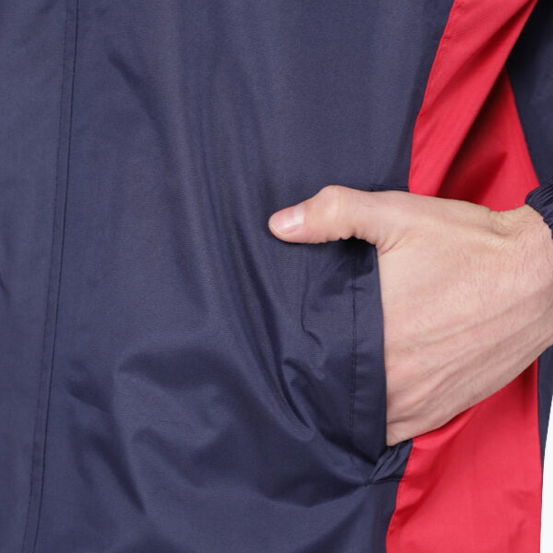 Dollar DPR 805 Men Seam Sealed Rain Suit Blue Red