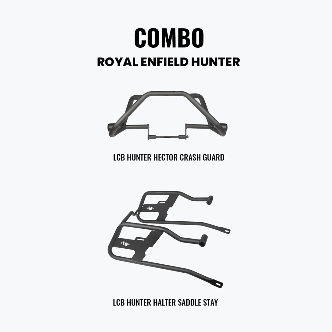 Legundary CRASH GUARD & SADDLE STAY COMBO FOR HUNTER 350