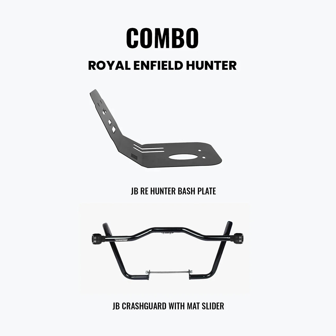 Jb Racing CRASHGUARD & BASHPLATE COMBO FOR HUNTER 350