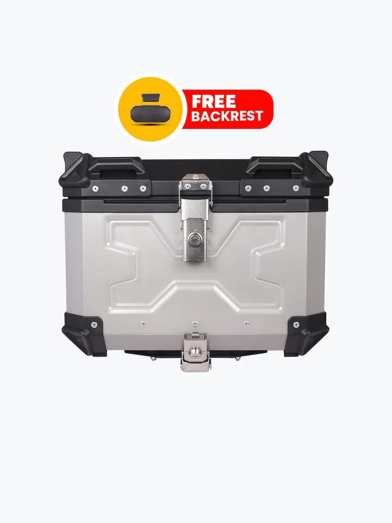 TC 45L Aluminium Silver With Backrest Pad