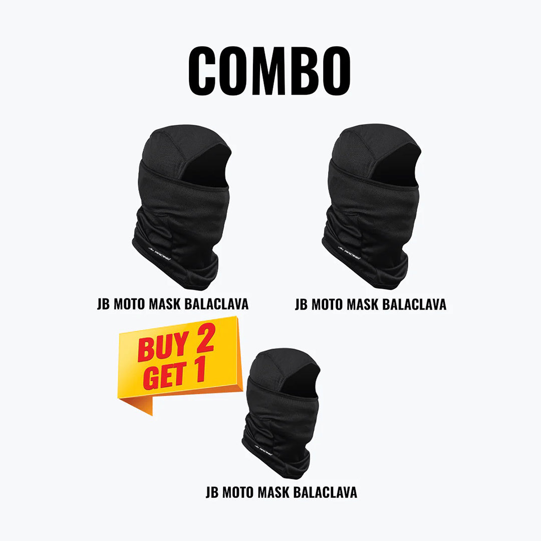 JB Racing Moto Mask Balaclava - Buy 2 Get 1