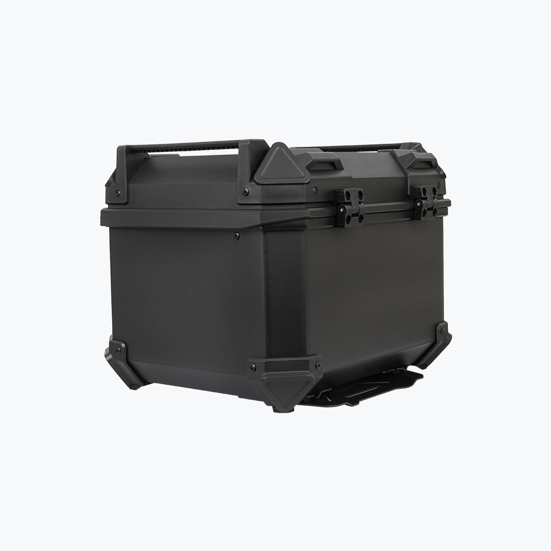 JB Racing Top Box MC 45L Black Economy With Backrest Pad
