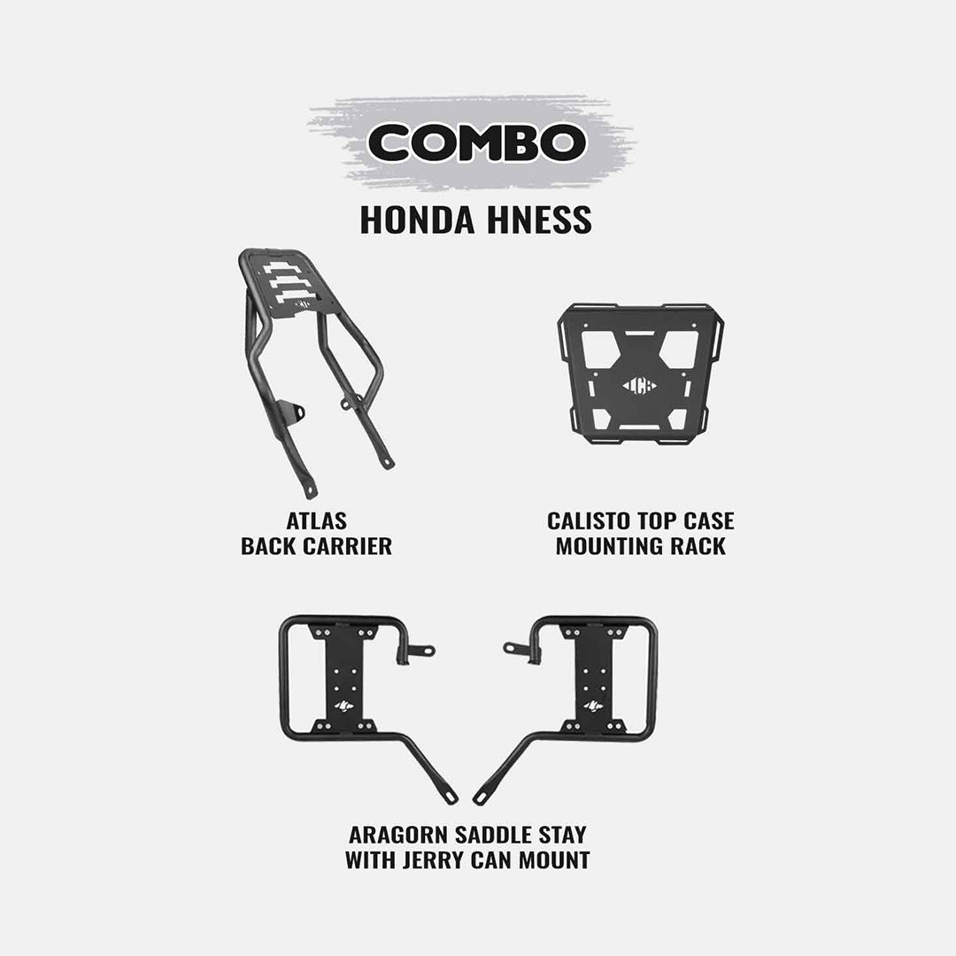 Legundary Hness Combo-Atlas Back Carrier+Calisto Carrier Plate+Argorn Saddle Stay