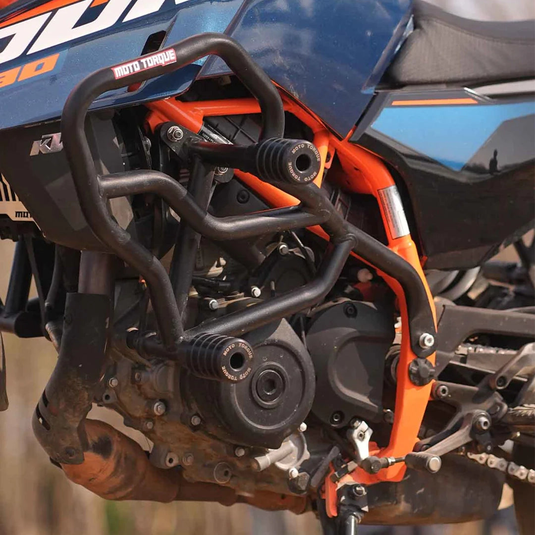 Moto Torque Thor Crash Guard With Slider Duke 250/390 Gen 3 Black