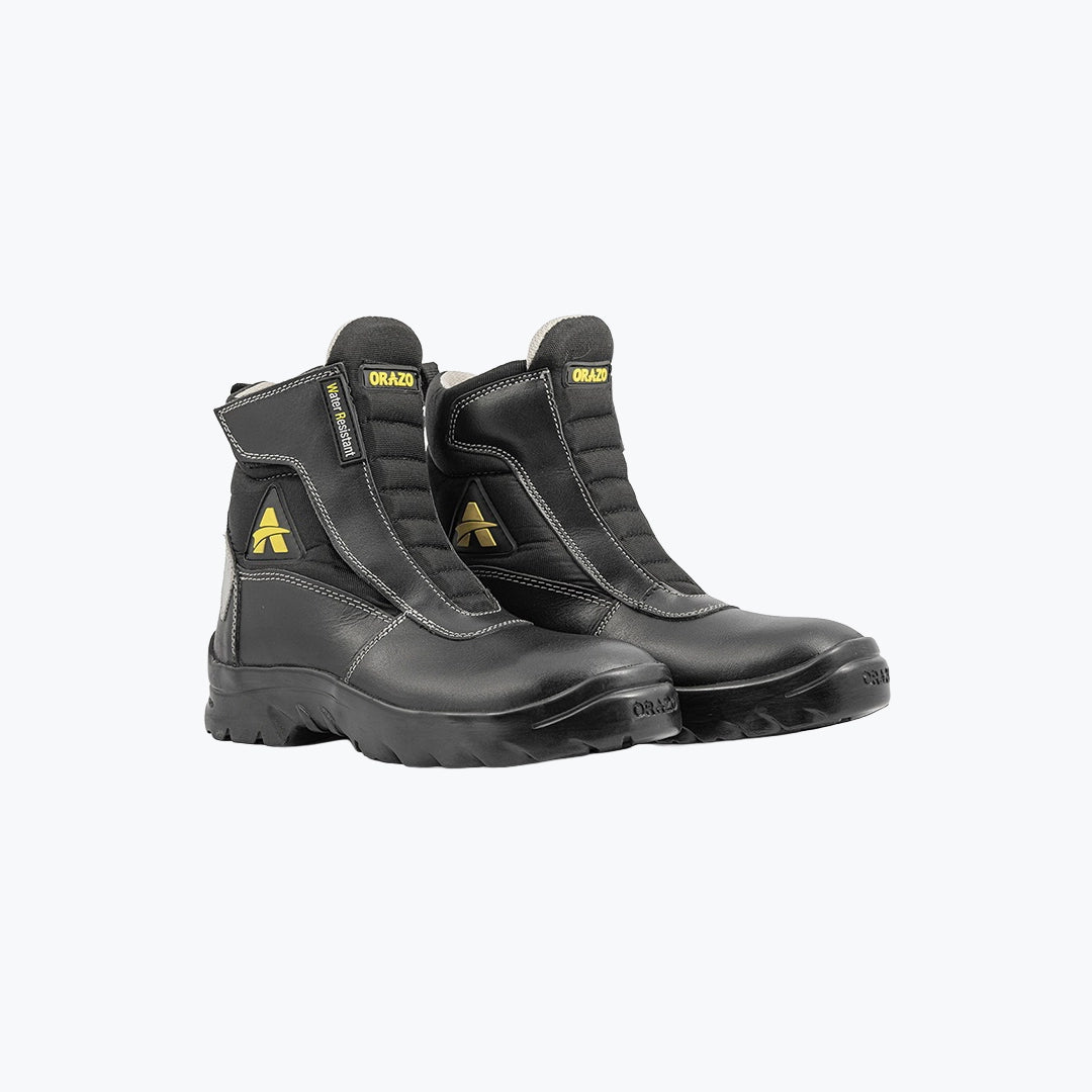 ORAZO PICUS TRAIL WATER RESISTANT BLACK RIDING BOOT