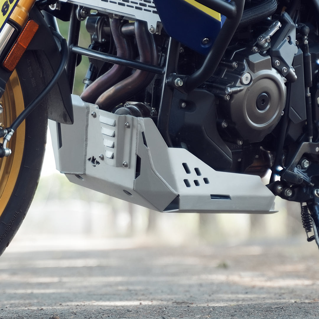 Legundary Suzuki V Strom 800DE Vambrace Bash Plate Silver