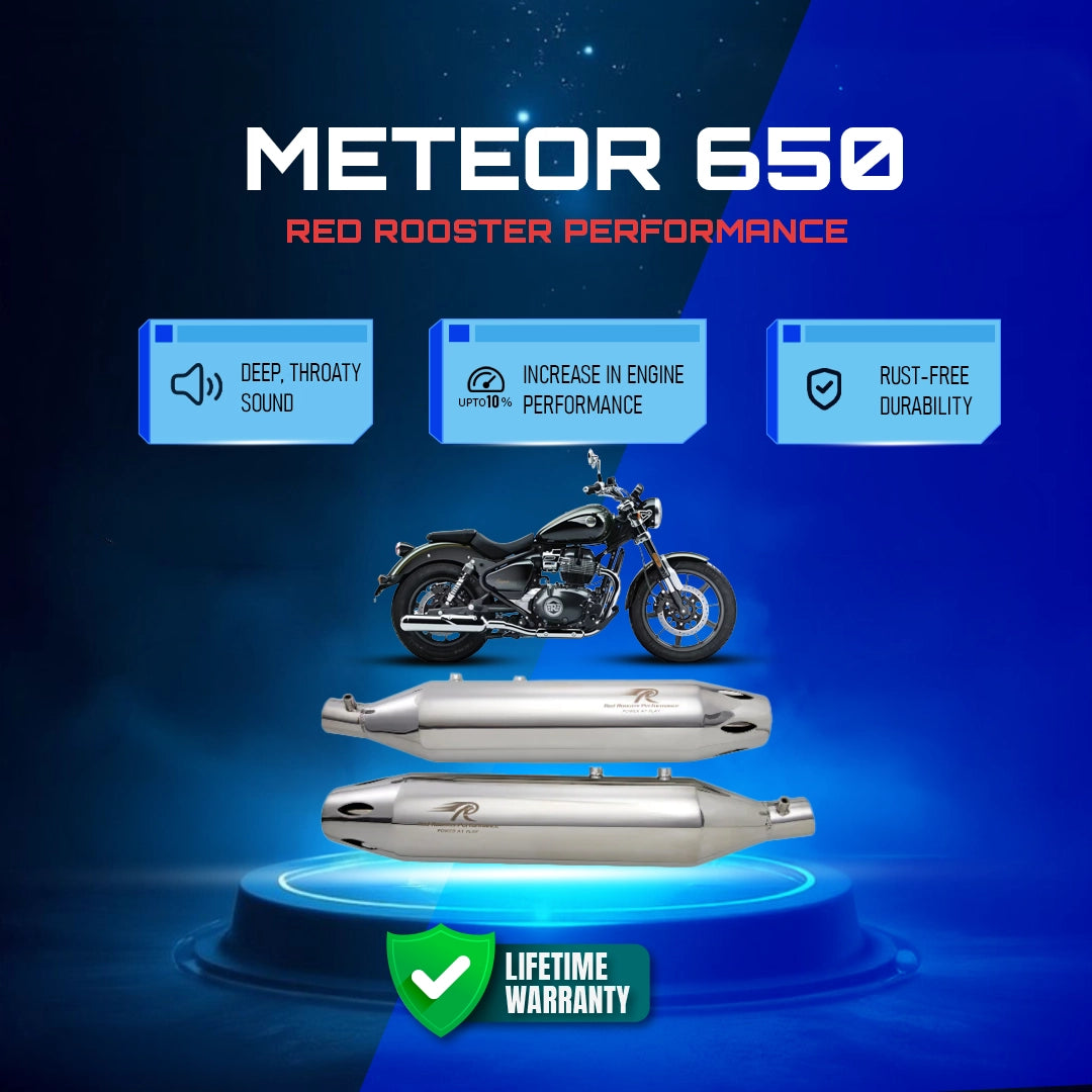 Red Rooster Performance Super Meteor 650 Astral Pro Exhaust Polish