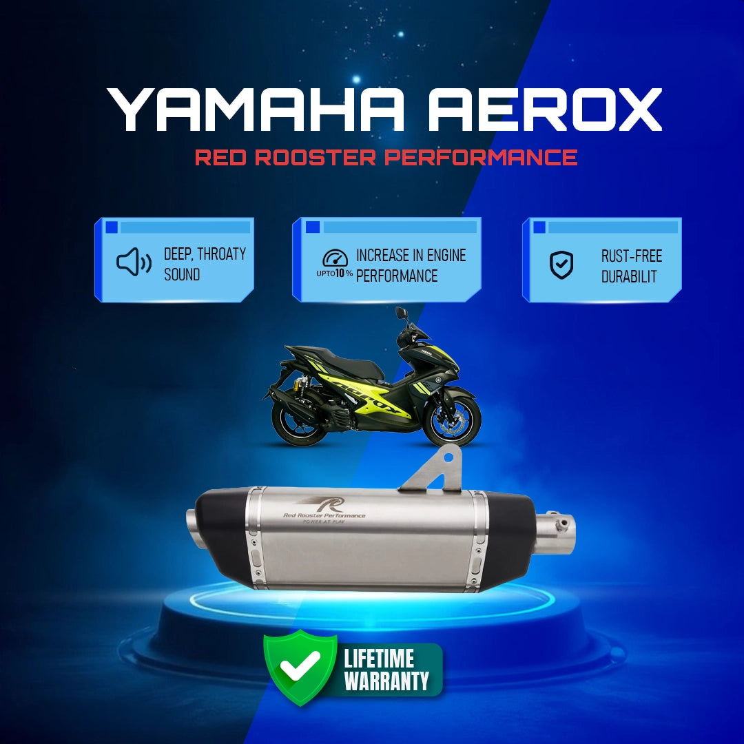 Red Rooster Performance Yamaha Aerox Luna Exhaust
