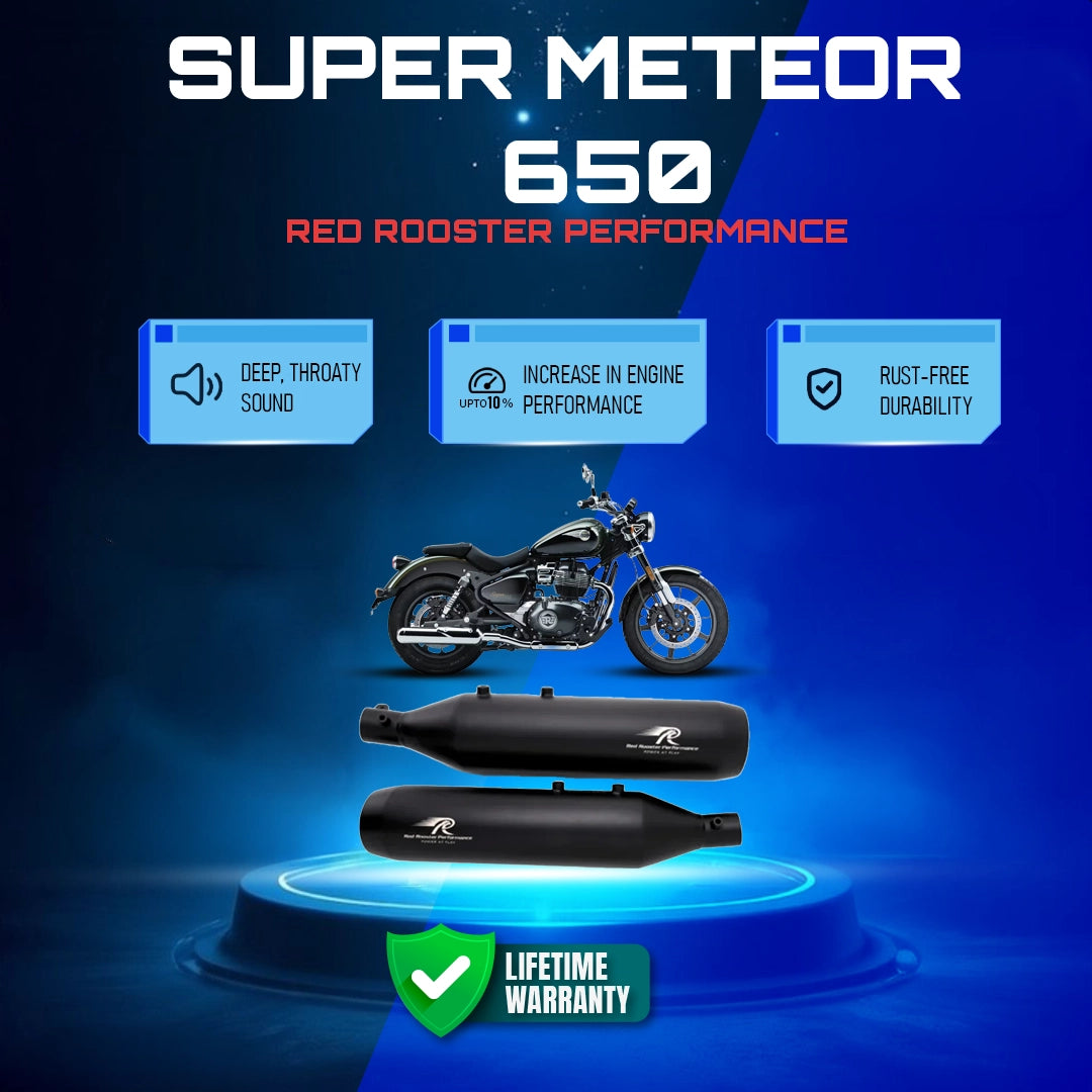 Red Rooster Performance Super Meter 650 Astral Exhaust Black Matte