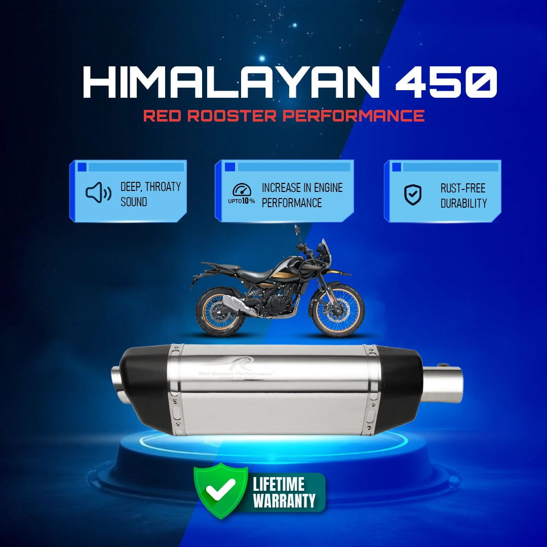 Red Rooster Performance Himalayan 450 Vertex PRO Exhaust Matte