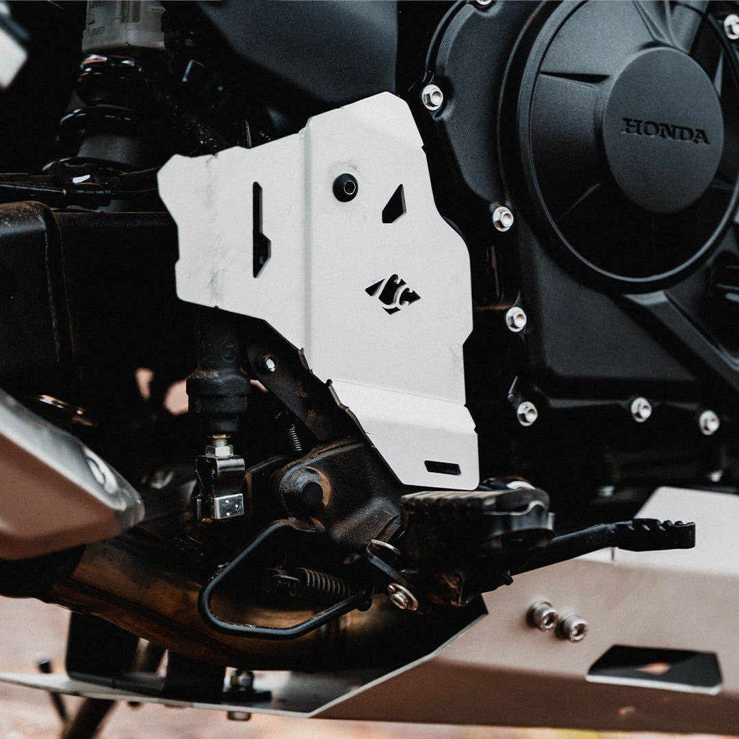 Legundary HONDA Transalp 750 Titan Boot Guards Silver