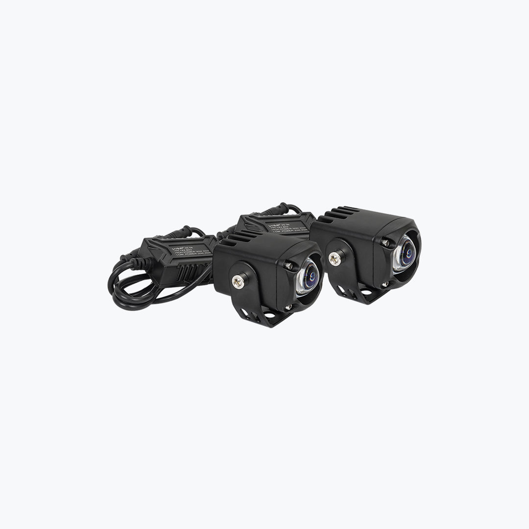 HJG DEVIL EYE GLASS LENS FOGLIGHT PAIR