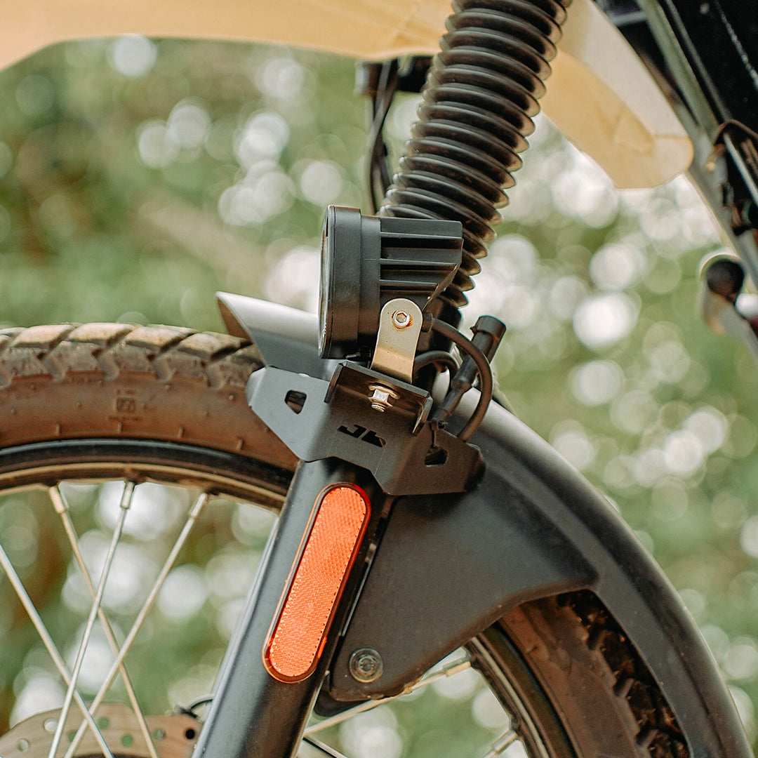 JB Racing X Pulse 210 LUX Fog Light Mount Black