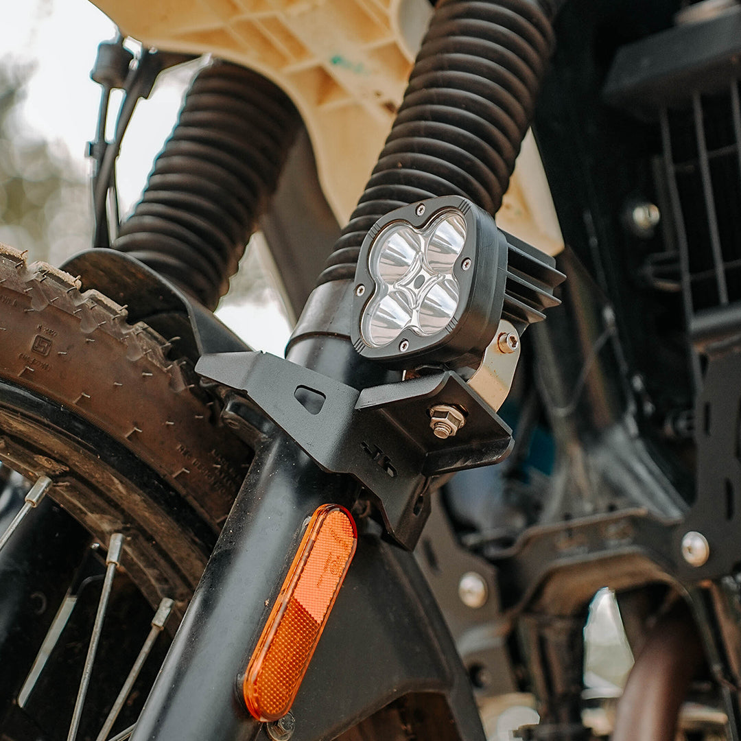 JB Racing X Pulse 210 LUX Fog Light Mount Black