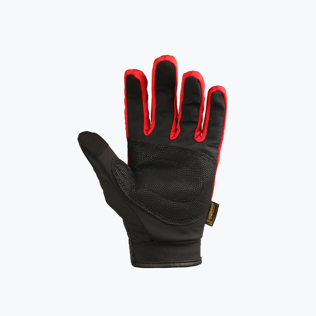 CITY GLOVES TOUCH BLACK & RED
