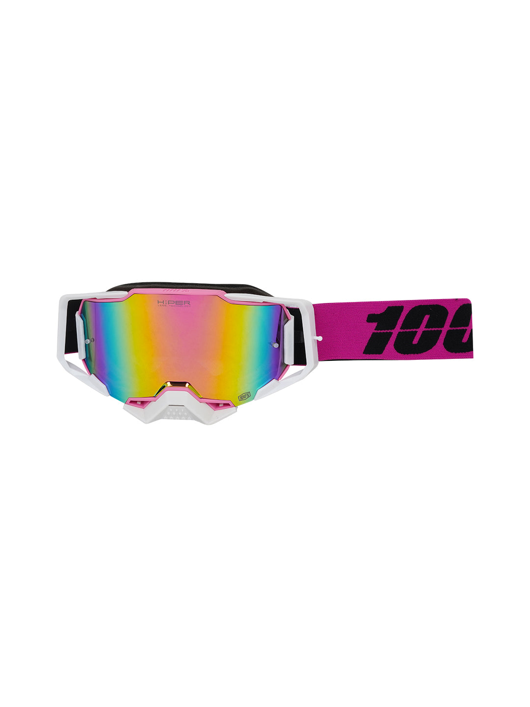 100% Armega Replica Goggles With Box Pink White F PINK.N PINK BLU Tint