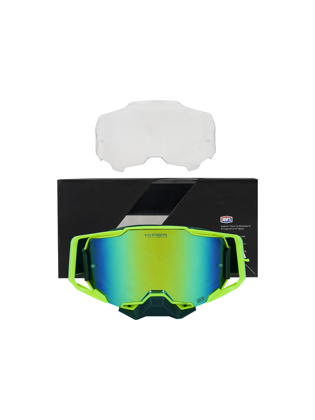 100% Armega Replica Goggles With Box YLW.F BLK.N BLU GOLD Tint