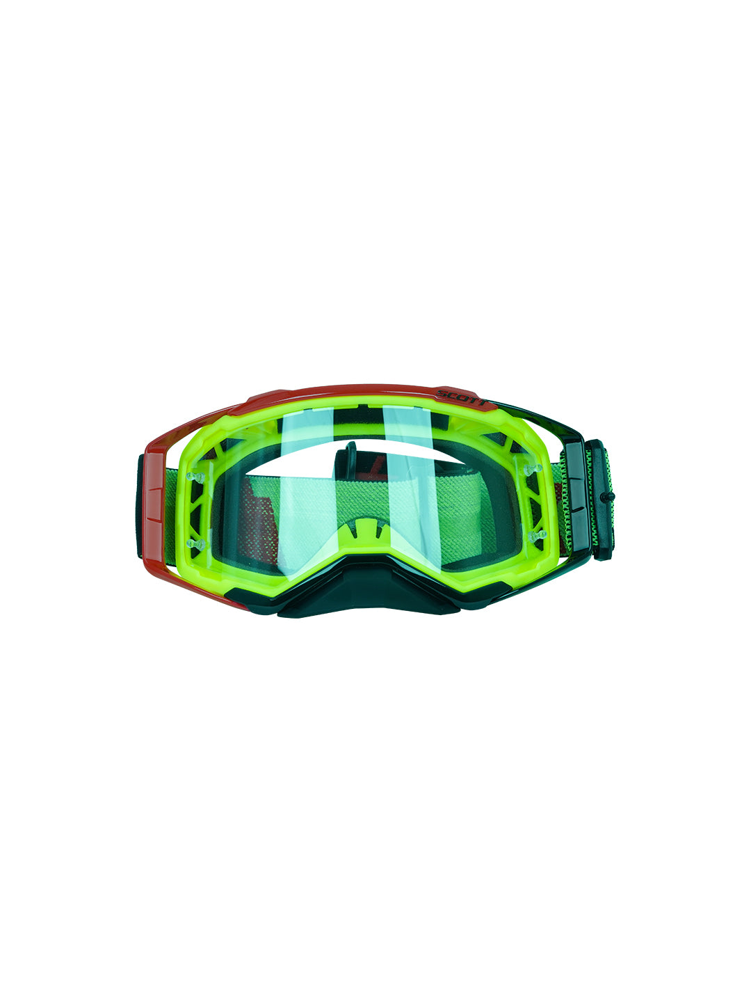 SCOTT Replica Goggles With Box GRN RED.F BLK.N CLEAR Tint