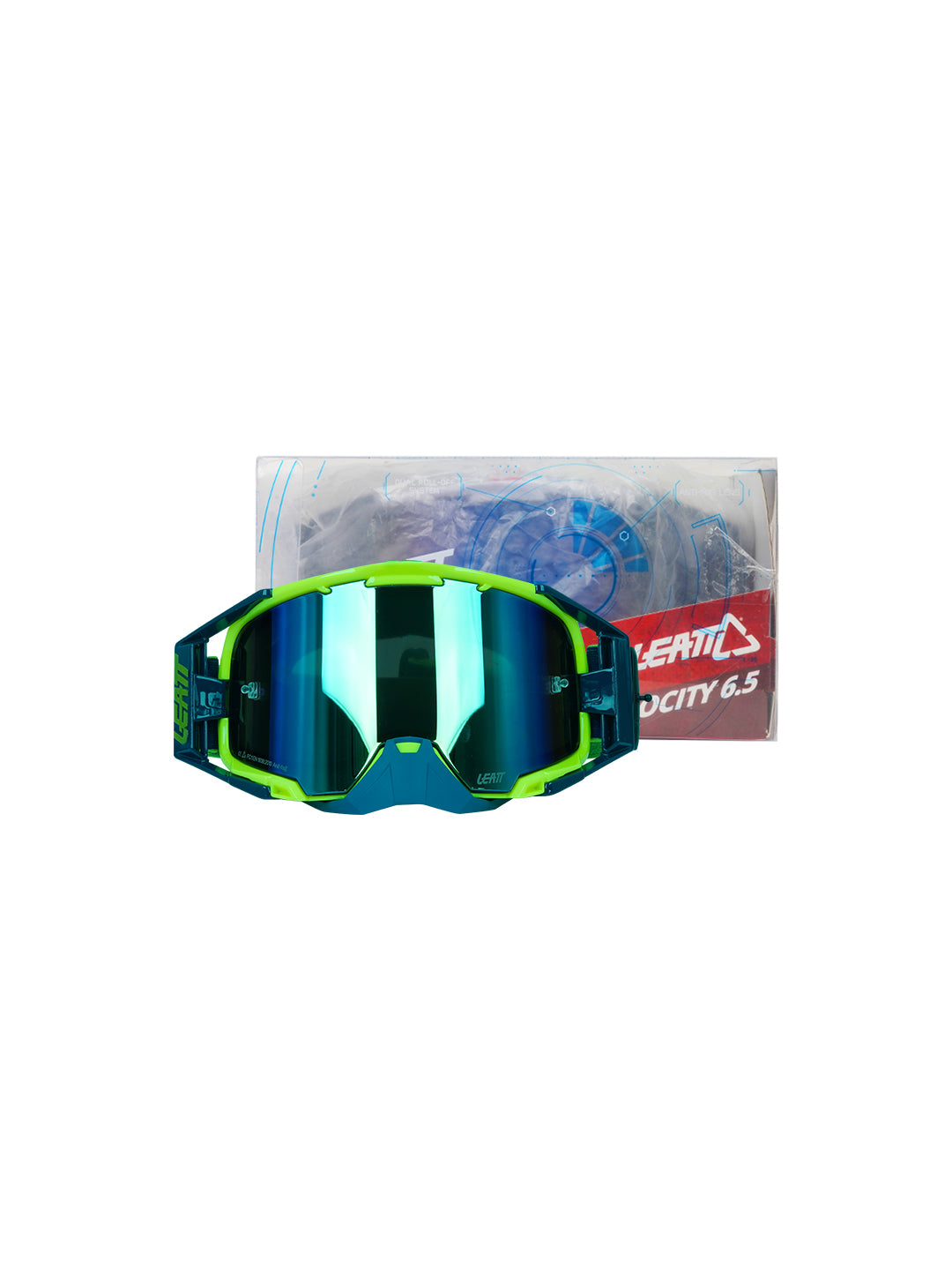 LEATT Replica Goggles With Box BLU GRN.F BLU.N BLUE Tint