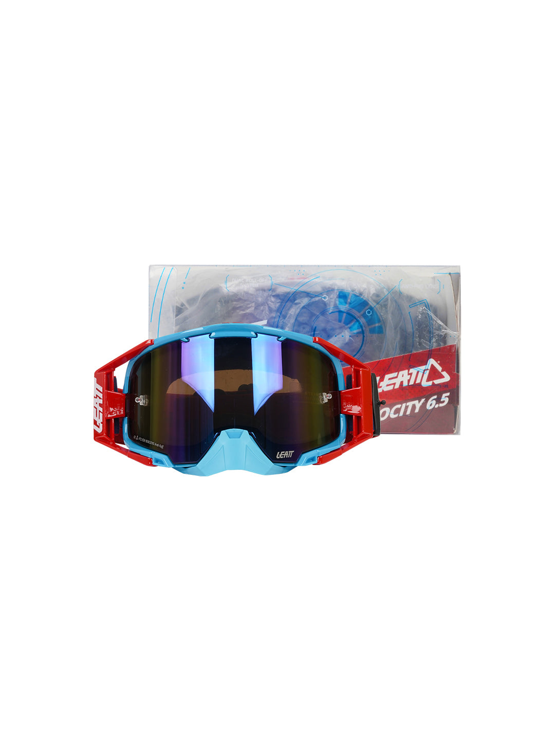 LEATT Replica Goggles With Box BLUE RED.F BLUE.N BLUE Tint