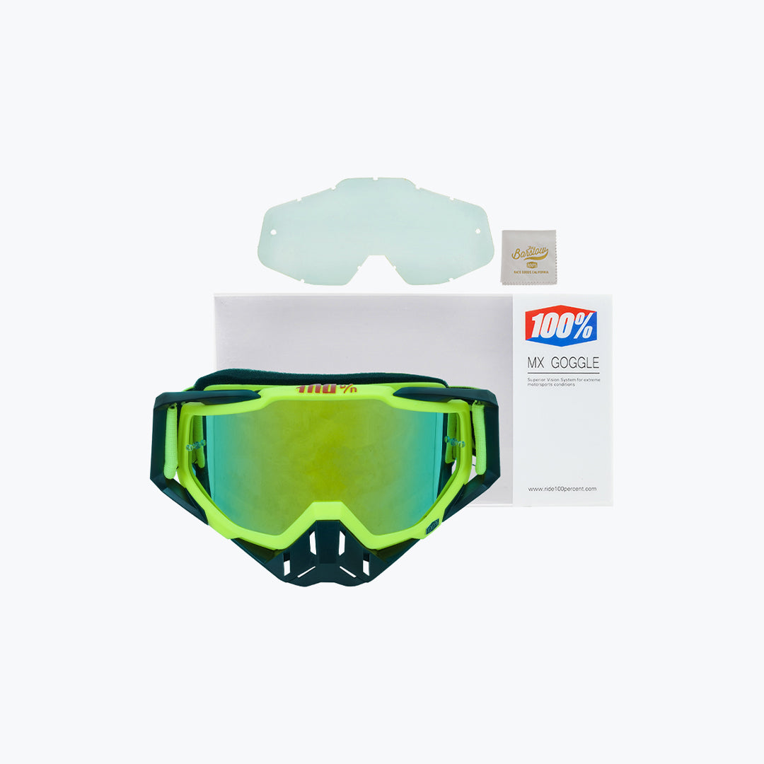 100% OFF-ROAD MX GOGGLES WITH BOX