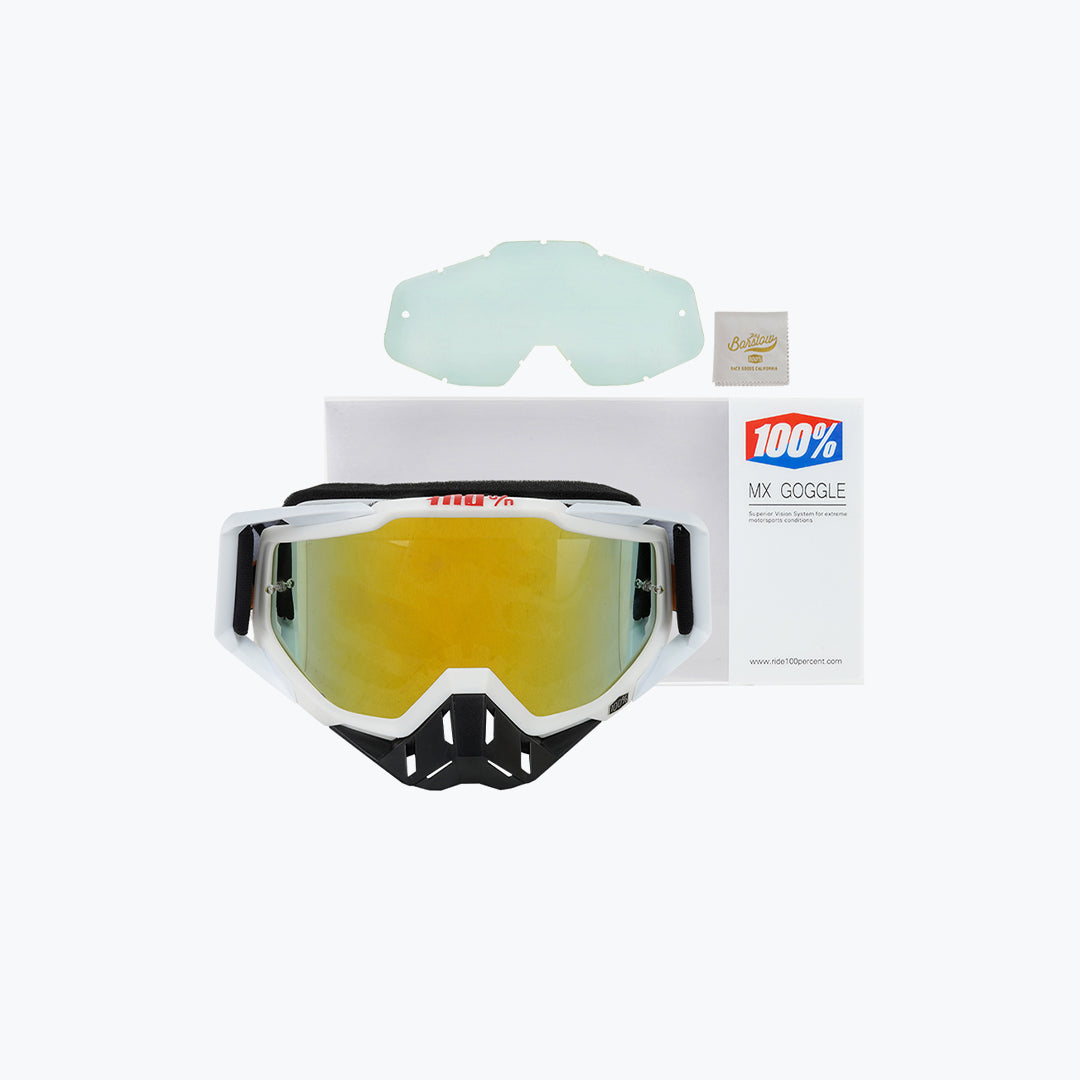 100% OFF-ROAD MX GOGGLES WITH BOX