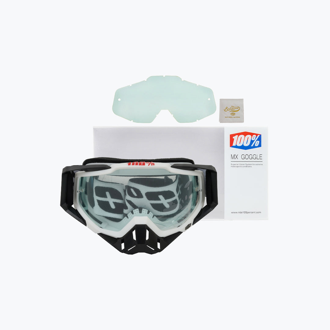 100% OFF-ROAD MX GOGGLES WITH BOX