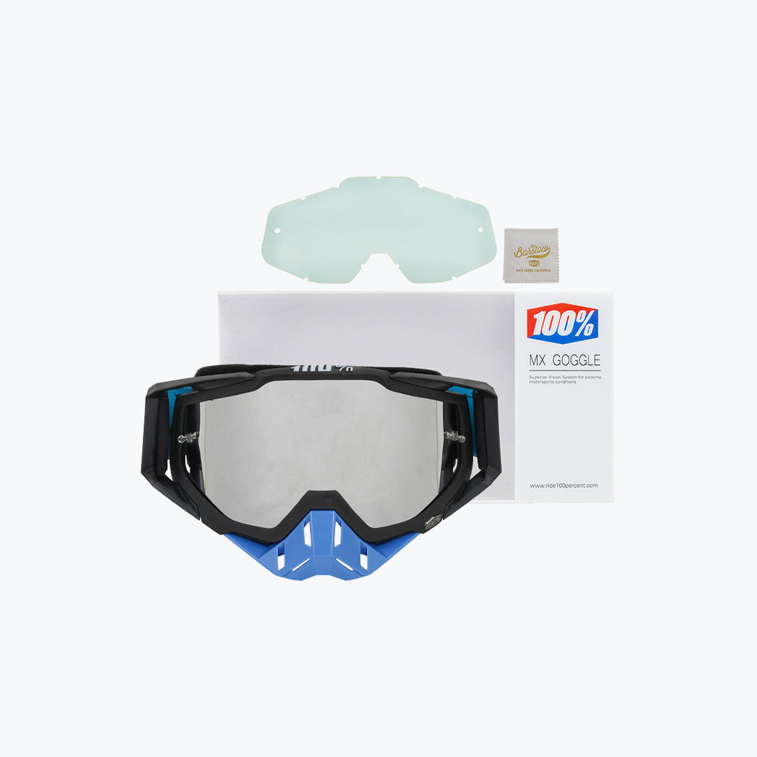100% OFF-ROAD MX GOGGLES WITH BOX