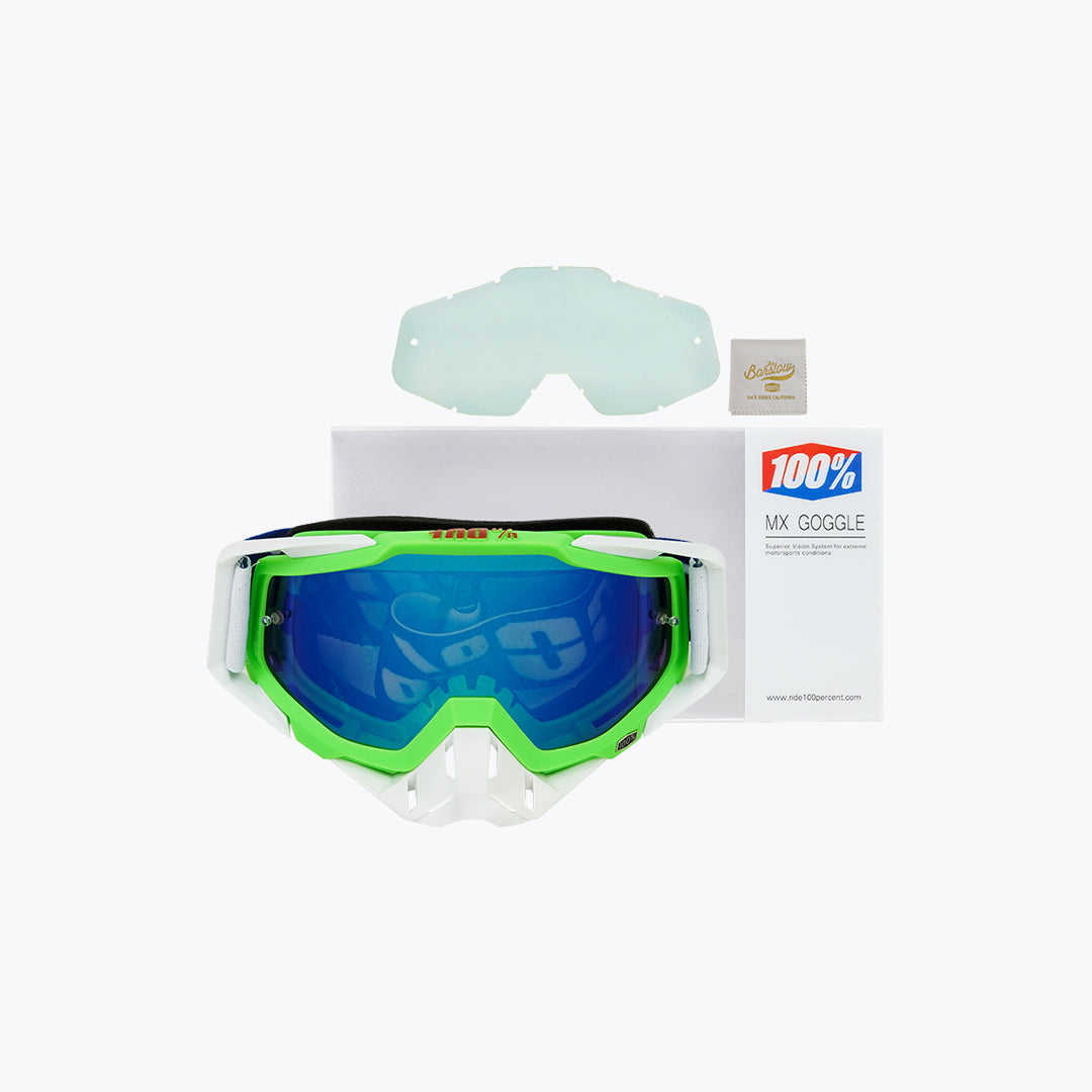 100% OFF-ROAD MX GOGGLES WITH BOX