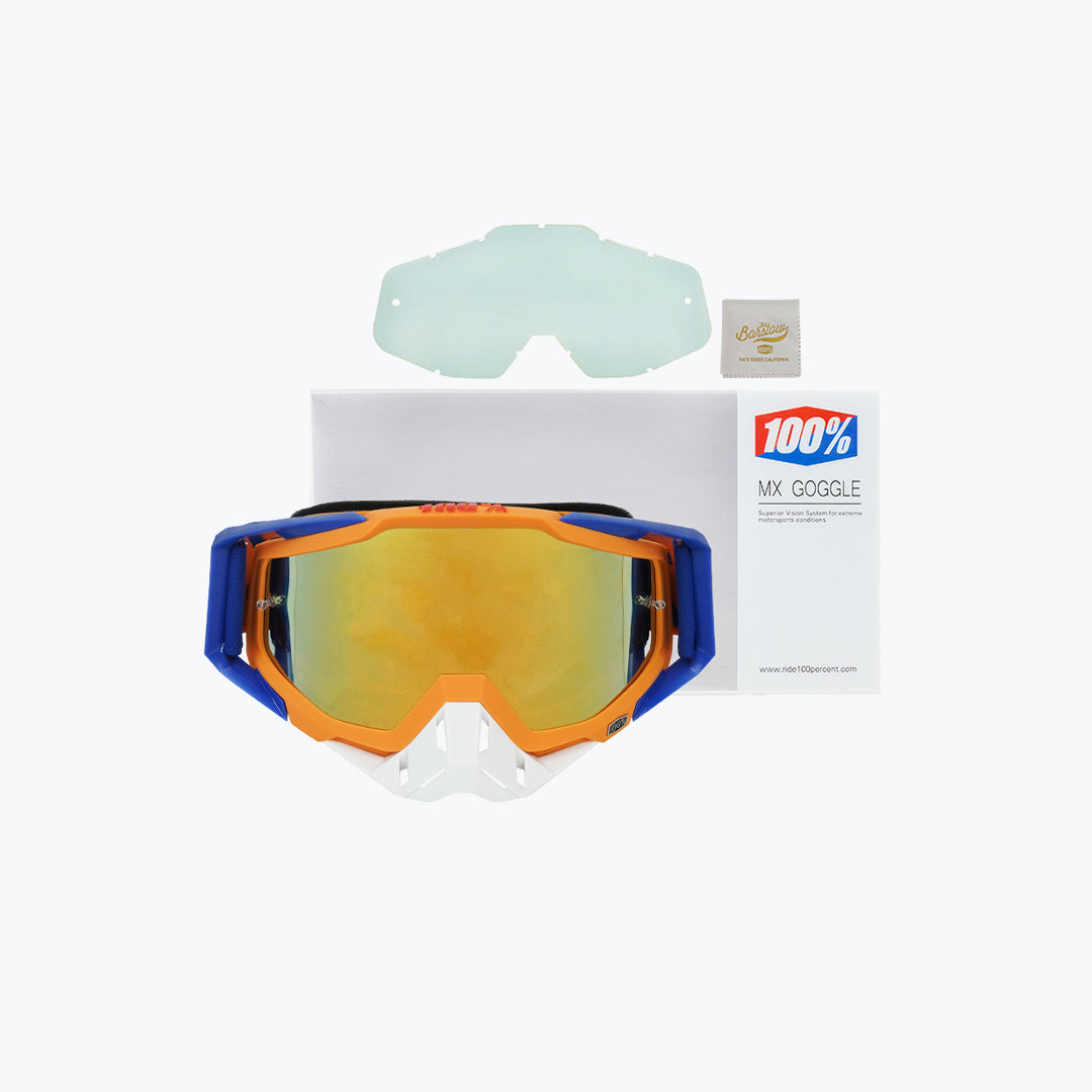 100% OFF-ROAD MX GOGGLES WITH BOX
