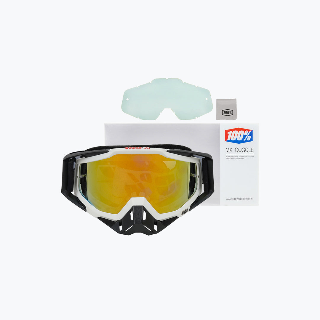 100% OFF-ROAD MX GOGGLES WITH BOX
