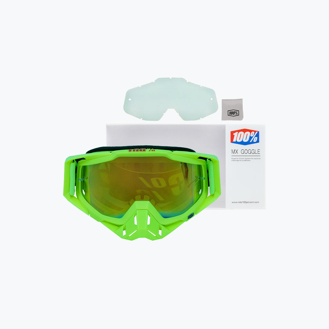 100% OFF-ROAD MX GOGGLES WITH BOX