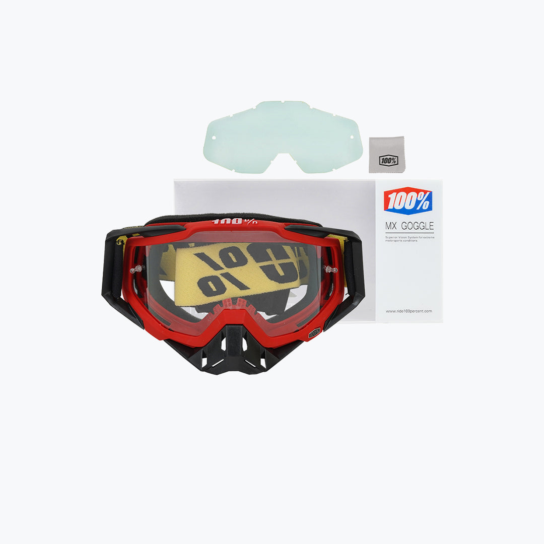 100% OFF-ROAD MX GOGGLES WITH BOX