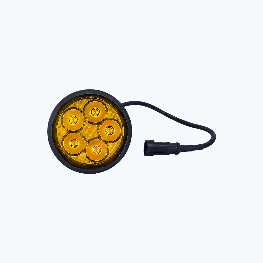 HJG 5 LED Cap Round Pair Foglight | GS