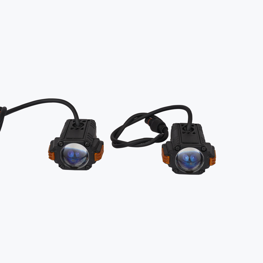 HJG UNIVERSAL SQUARE AI CAM S83 FOG LIGHT WITH WIRE HARNESS | GS