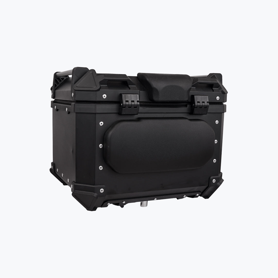 JB RACING TOP CASE 45L BLACK PREMIUM WITH BACK REST PAD | GS02