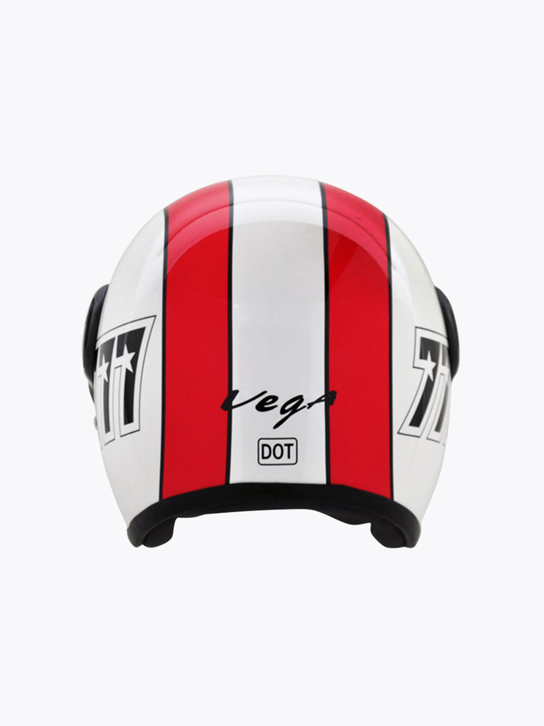 Vega jet 777 With Visor White Red
