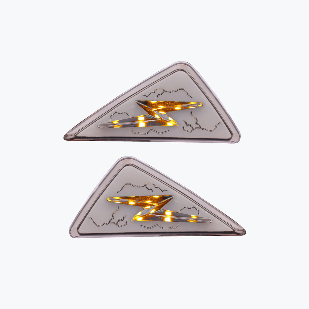 HJG D-298 THUNDER FLUSHMOUNT RUNNING INDICATOR YLW RED