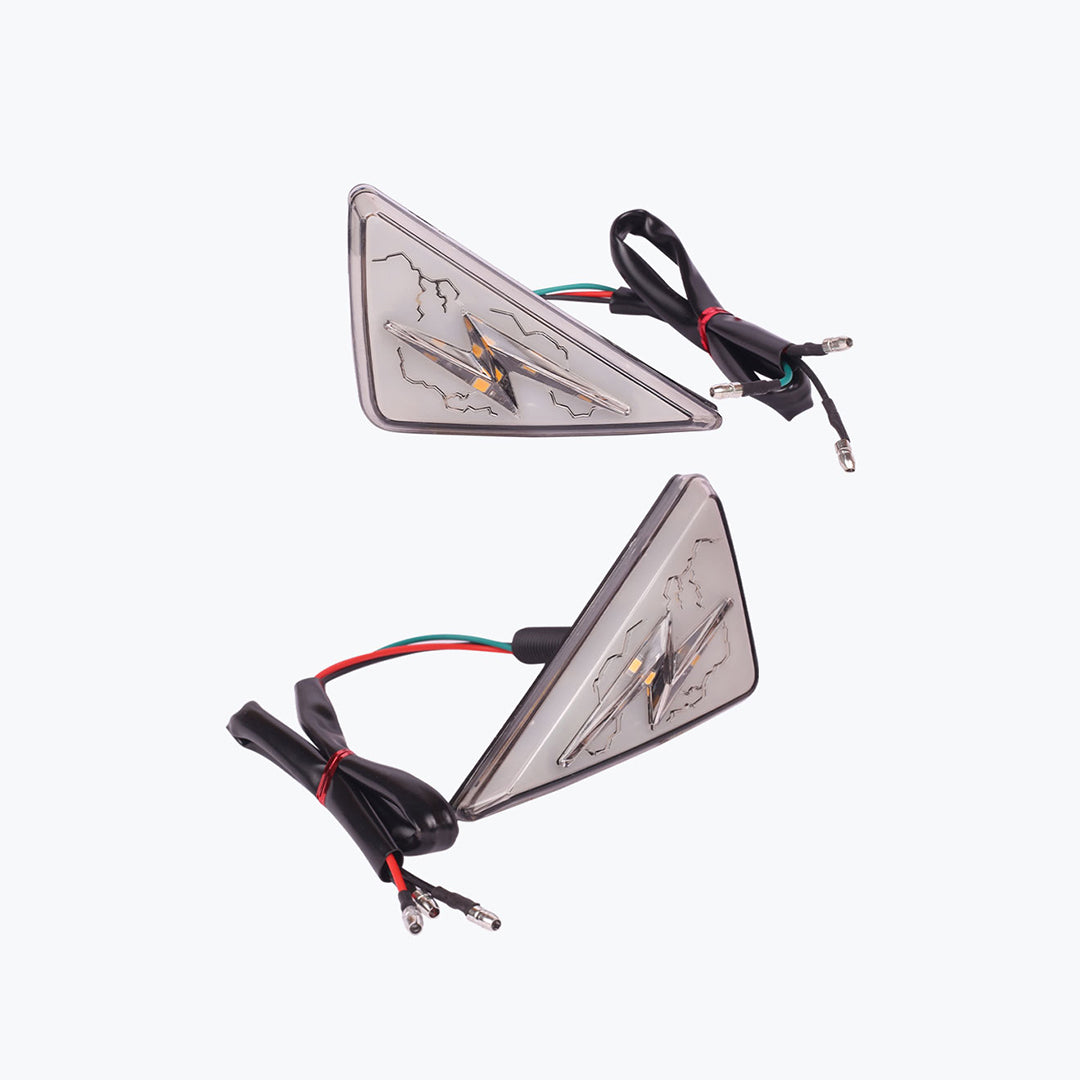 HJG D-298 THUNDER FLUSHMOUNT RUNNING INDICATOR YLW RED