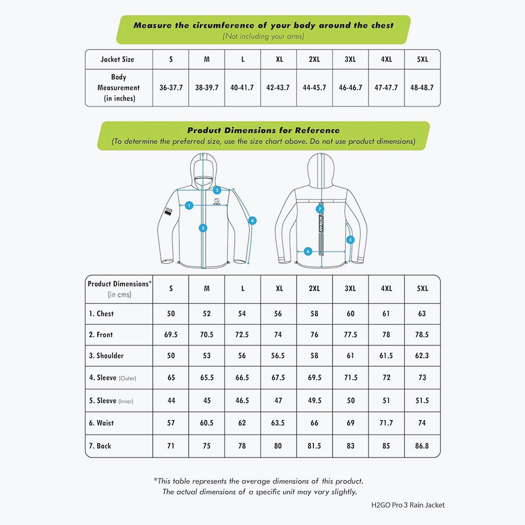 RYNOX H2GO Pro 3 Rain Jacket Black