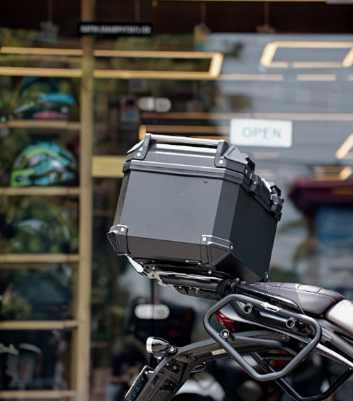 Jb Racing Top Case X45L Economy Black With Backrest Pad