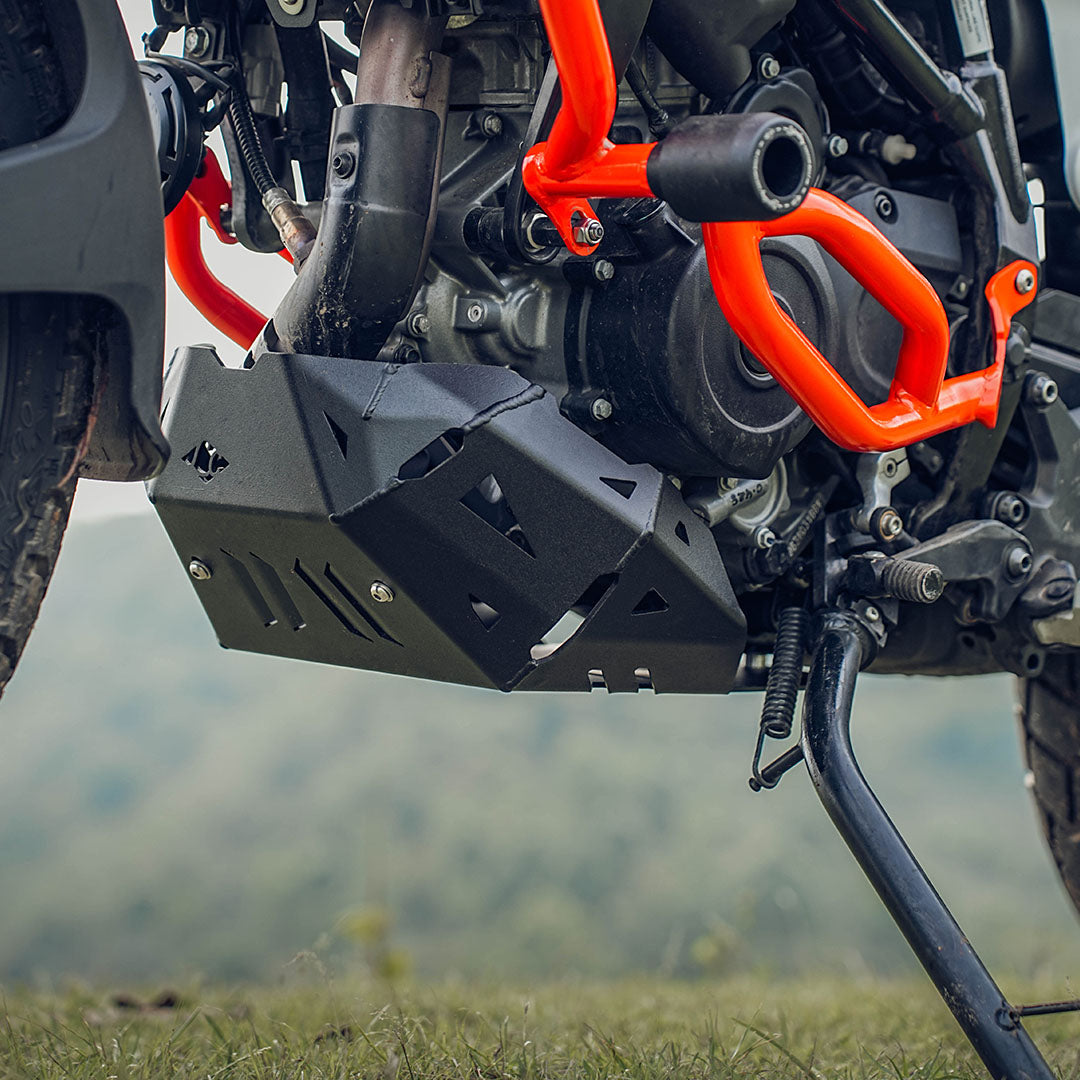 Legundary KTM 390 Enduro R Vambrace Bash Plate Black