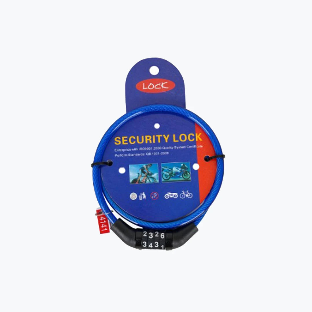 CABLE NUMBER LOCK BLUE