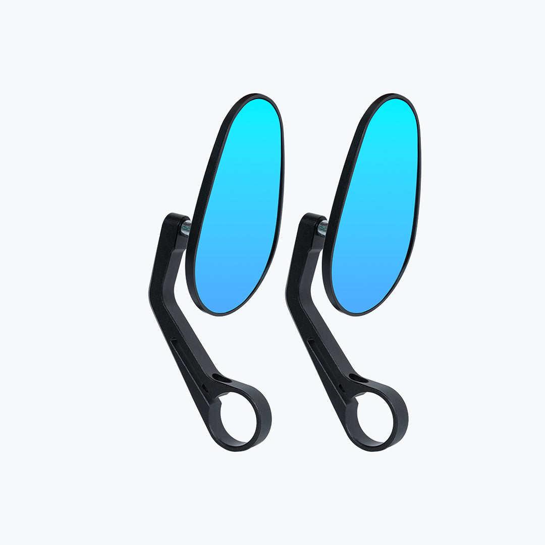 INVERTED GT OVAL MIRROR BLACK